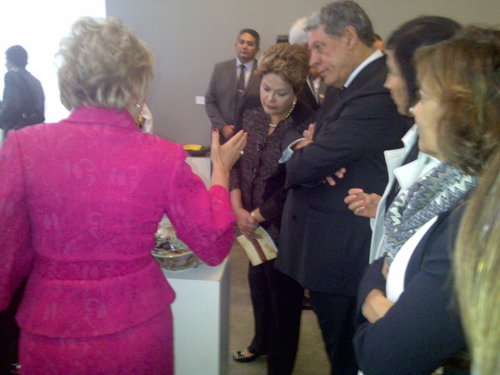 Dilma Rousseff -visita exposição Bordallo Pinheiro