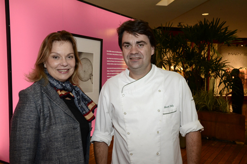 ArtRio-Laura Burnier e o chef Pascal Jolly