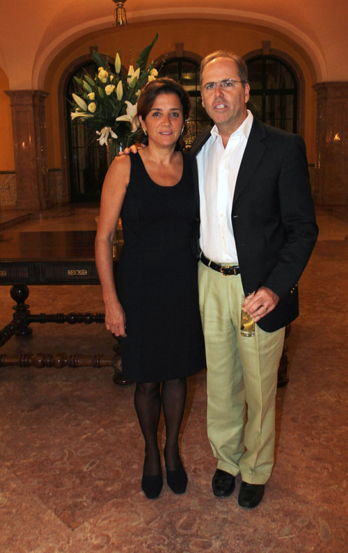 Palácio-IMG_0601-O cônsul de Portugal Nuno Bello com sua mulher Anna Rita