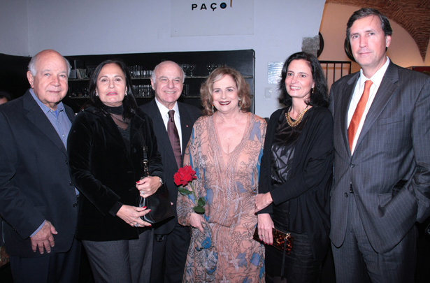 Carlos Alberto e Angela Muniz  Francis Bogossian e Hildegard Angel   Monica e o irmao Pedro Dallari