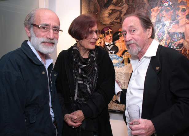 Juarez Machado recebe Michel Tranjan e Doolly Michailovska