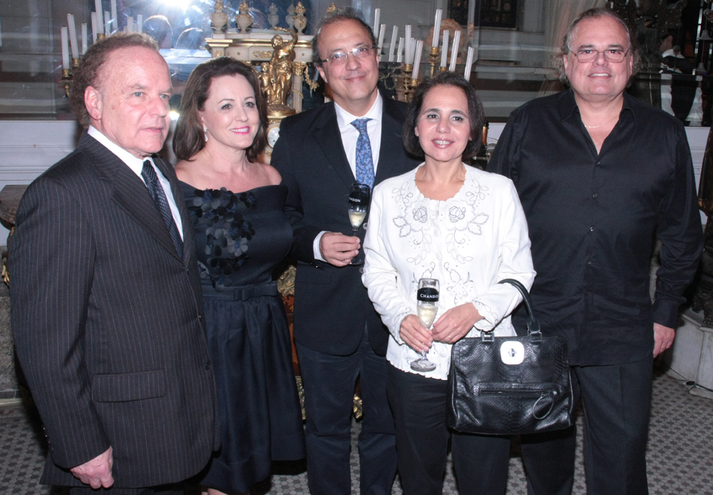 Arnaldo e Juliana Miró, Raul Chamma , Gisela e Helcius Pitanguy