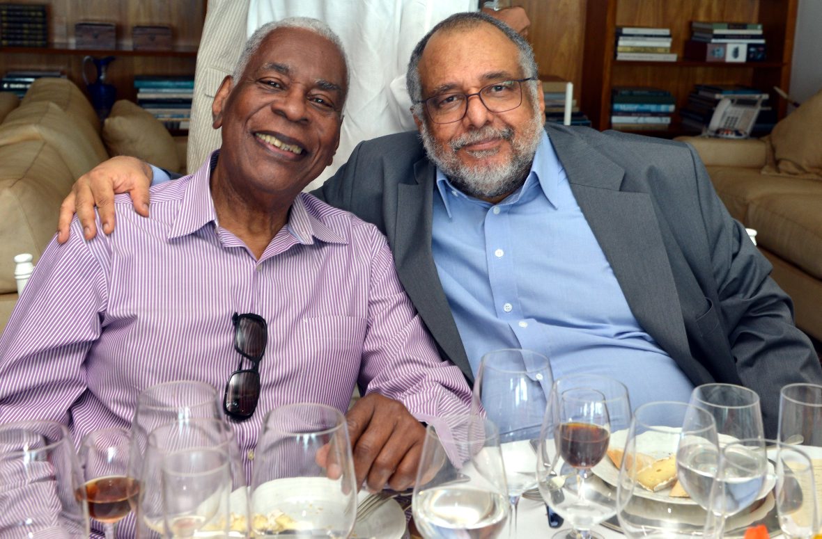 boniDSC_3192 Haroldo Costa e Jorge Moreno - Aniversário 80 Anos BONI - Novembro 2015 - Foto CRISTINA GRANATO